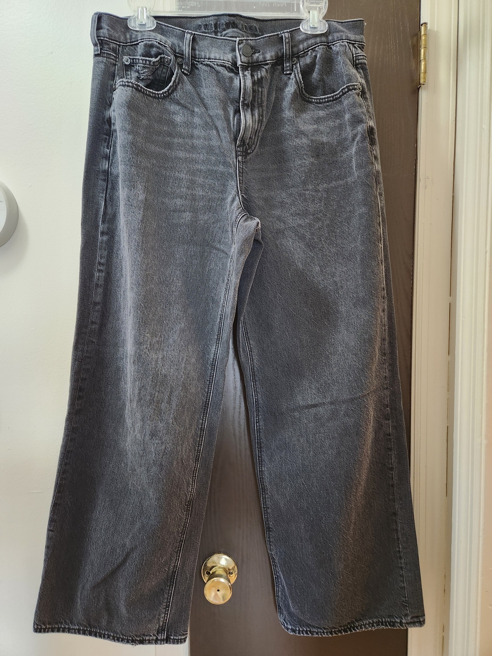 American Eagle Outfitters Black Wide Leg Jeans